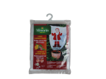 Croissance et protection des végétaux - Housse d'hivernage décorée - Père Noël - 1.6 m x 1.6 m - face recto